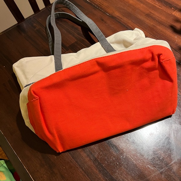 CANVAS PET TOTE NATURAL & ORANGE - Picture 7 of 10